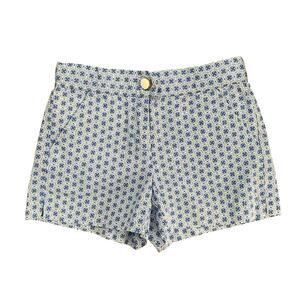 Janie and Jack Blue Lavender Printed Shorts Adjustable Waist 5